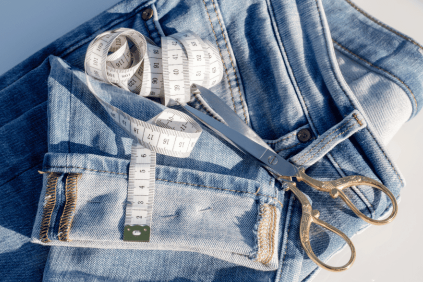 Preserve a favorite pair of jeans